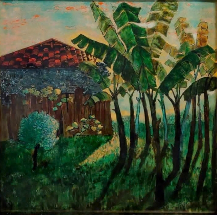 Nắng sau vườn